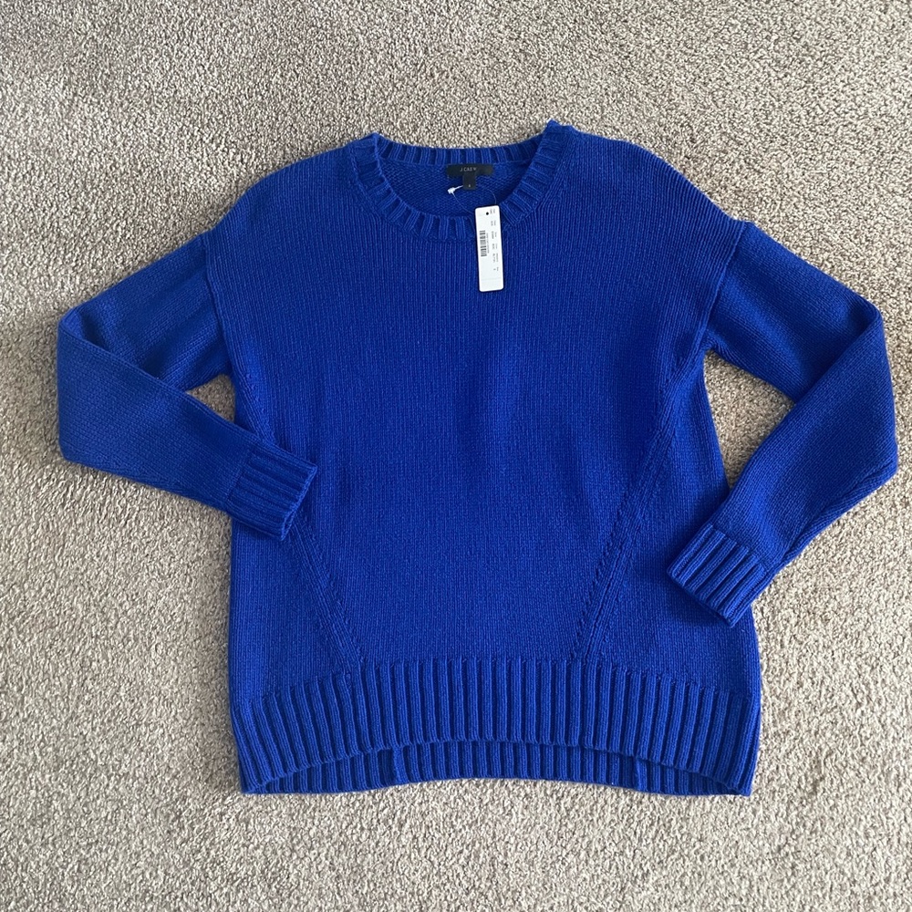Cobalt blue Jcrew sweater